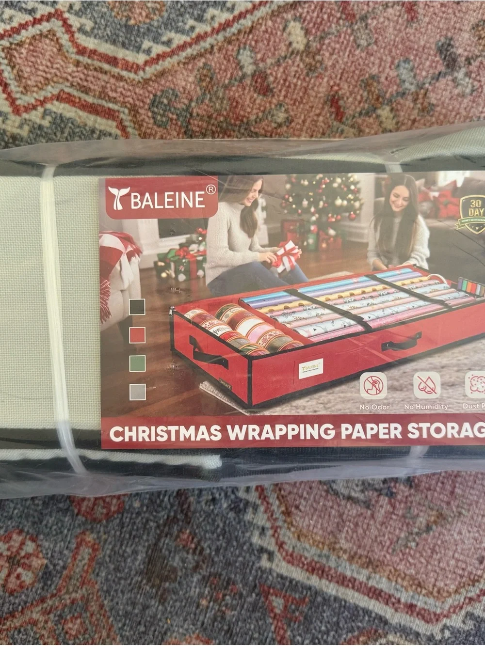 Wrapping paper and Ribbon Storage Organizer Case - Home Storage & Organization
